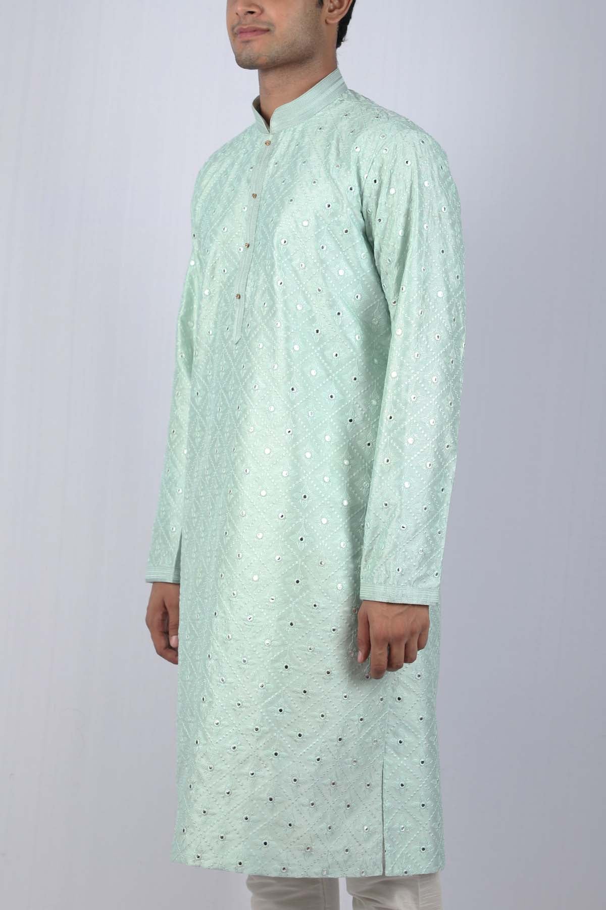 Embroidered Kaanchkari Kurta Set