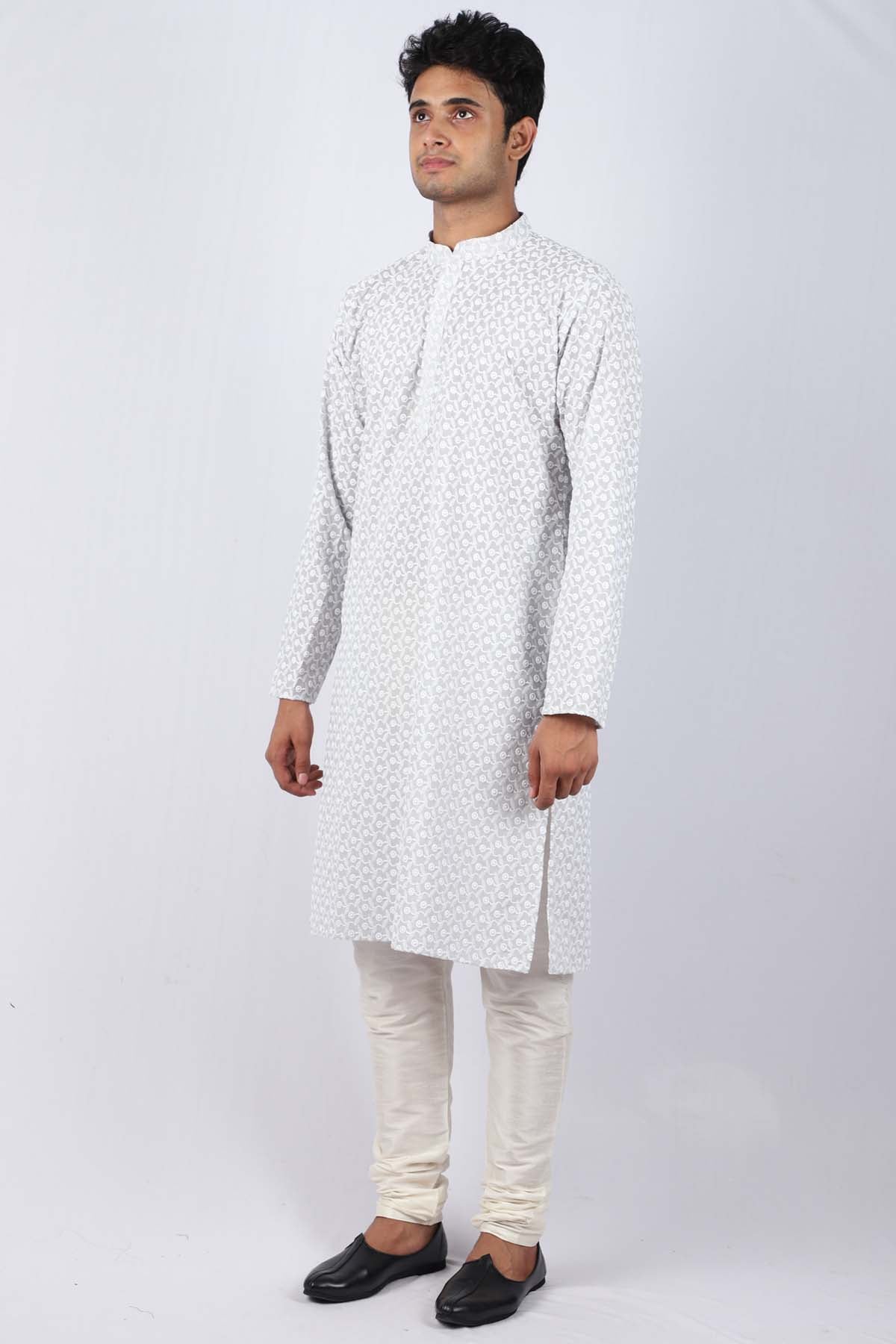 Embroidered Mayur Van Kurta Set
