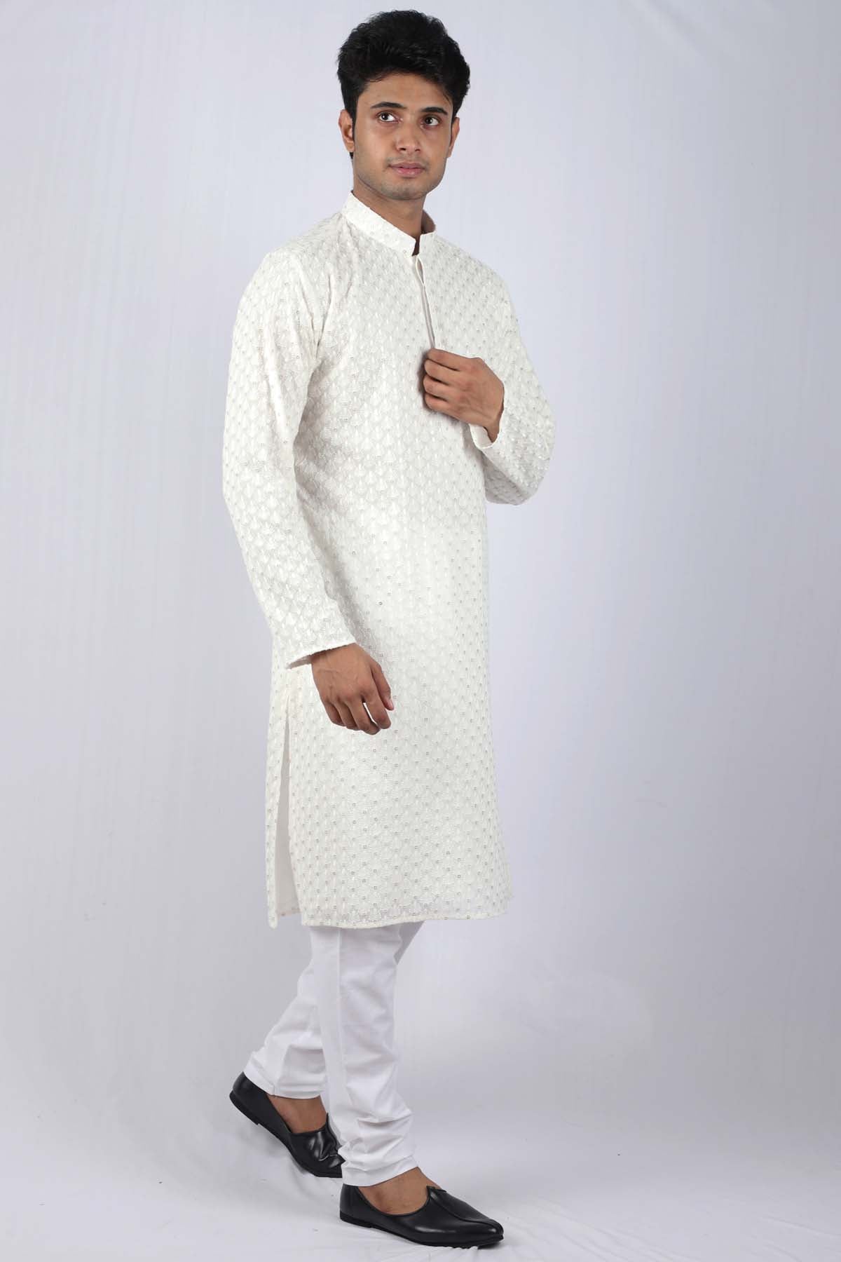 Embroidered Nawaab Kurta Set