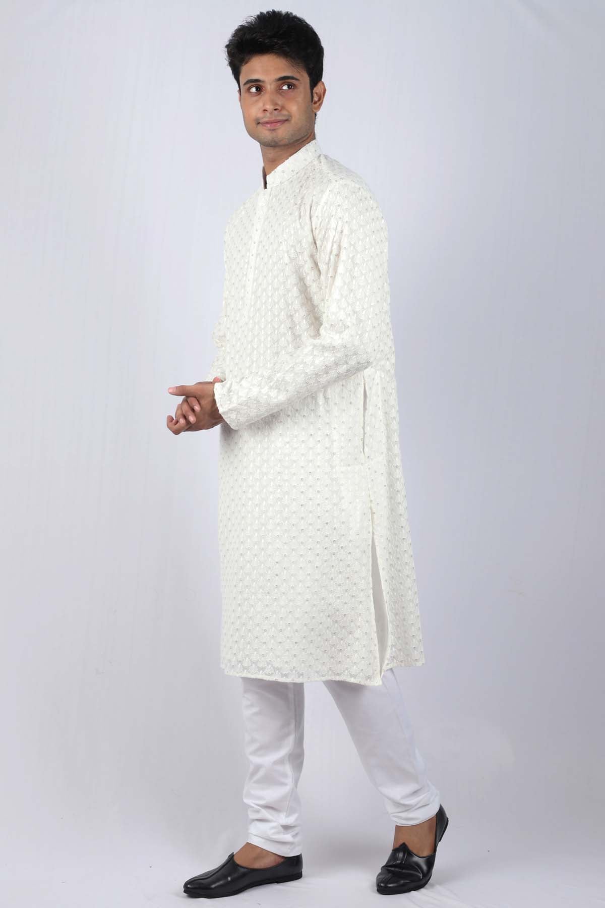 Embroidered Nawaab Kurta Set
