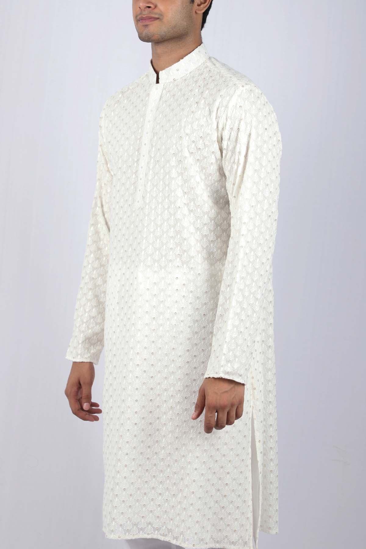 Embroidered Nawaab Kurta Set