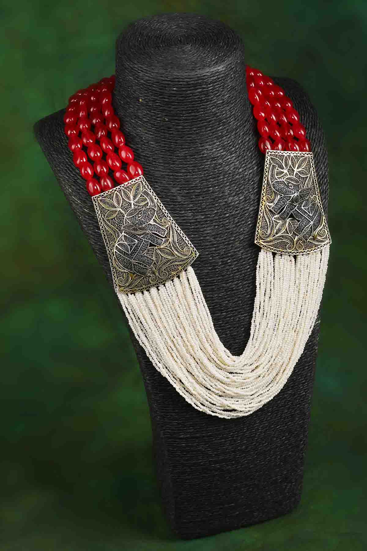 Filigree Beaded Necklace