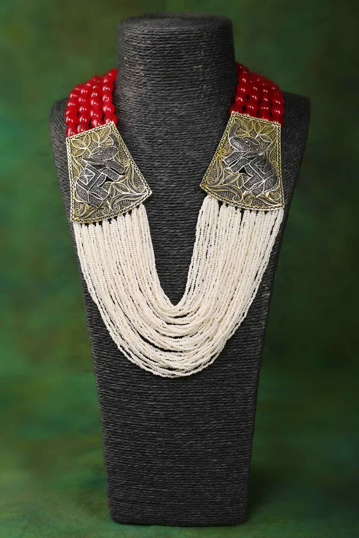 Filigree Beaded Necklace