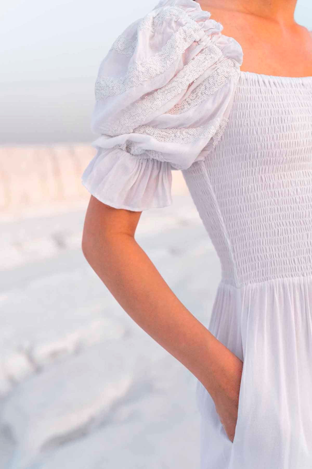 Flared Victorian Sleeve Jumpsuit