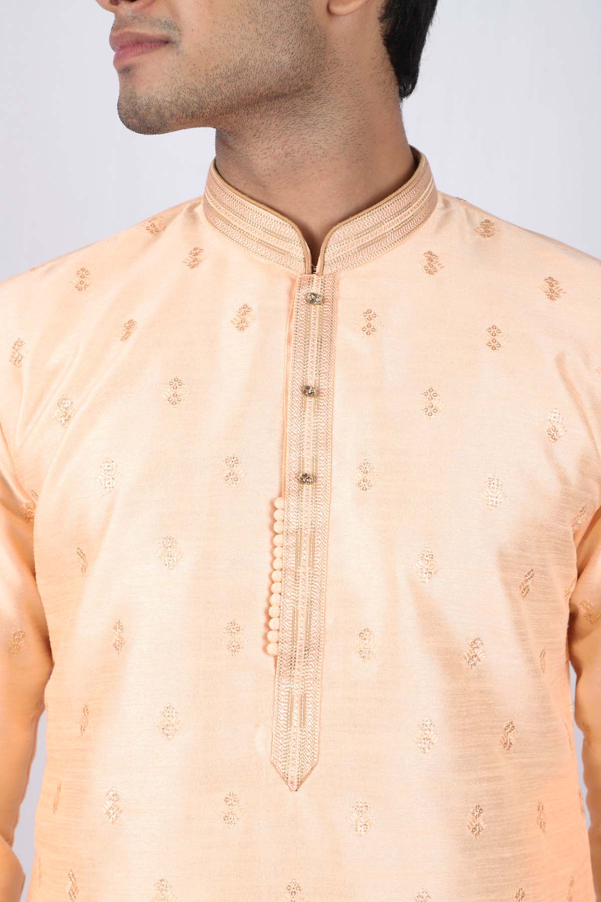 Floral Buta Embroidered Kurta Set