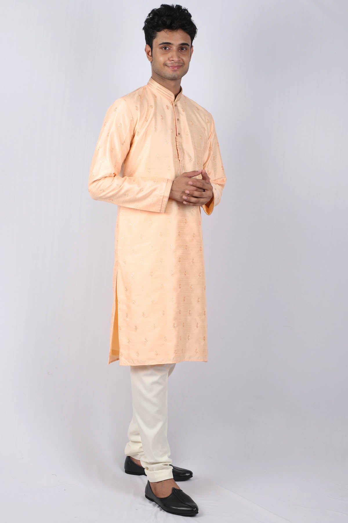 Floral Buta Embroidered Kurta Set