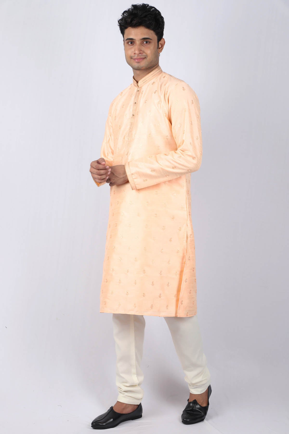 Floral Buta Embroidered Kurta Set