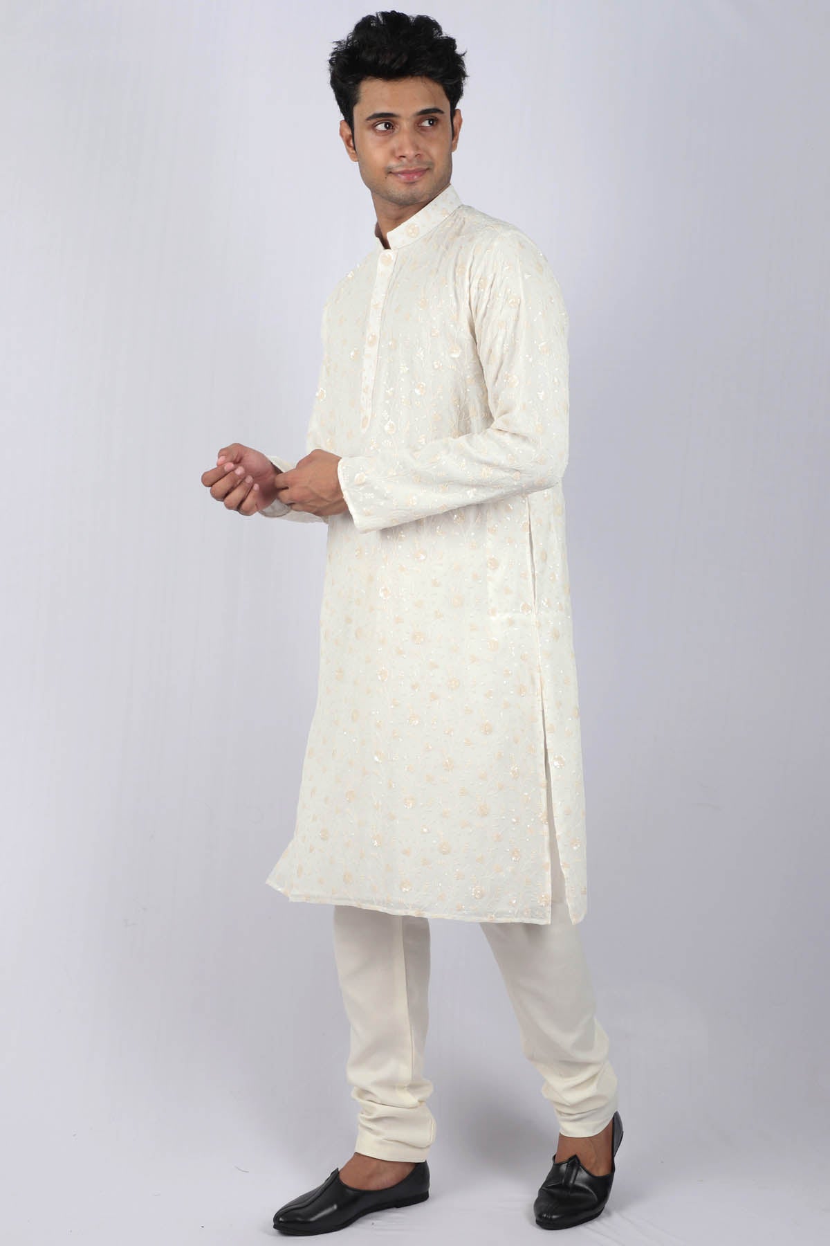 Floral Embellished Kurta Set