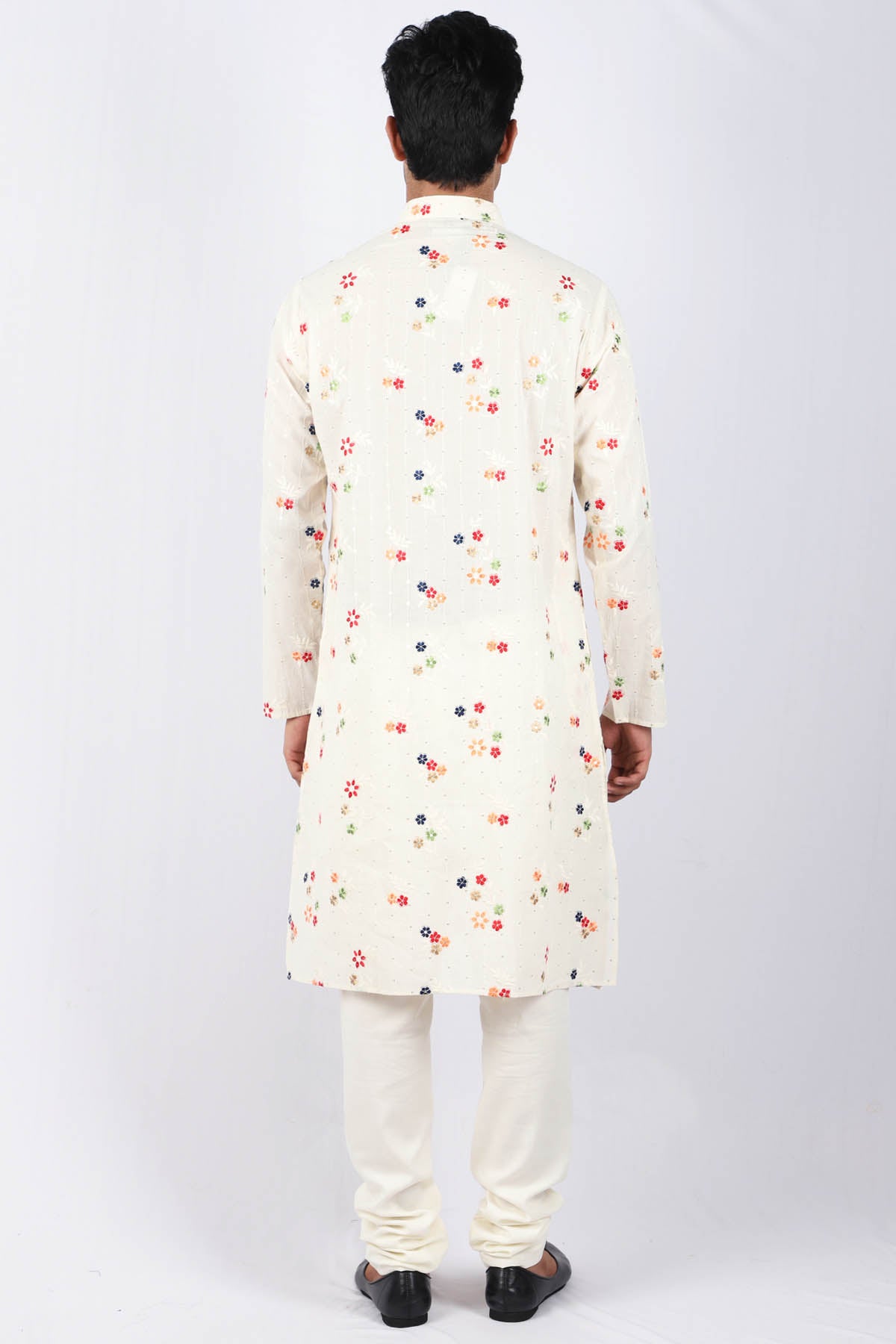 Floral Embroidery Kurta Set