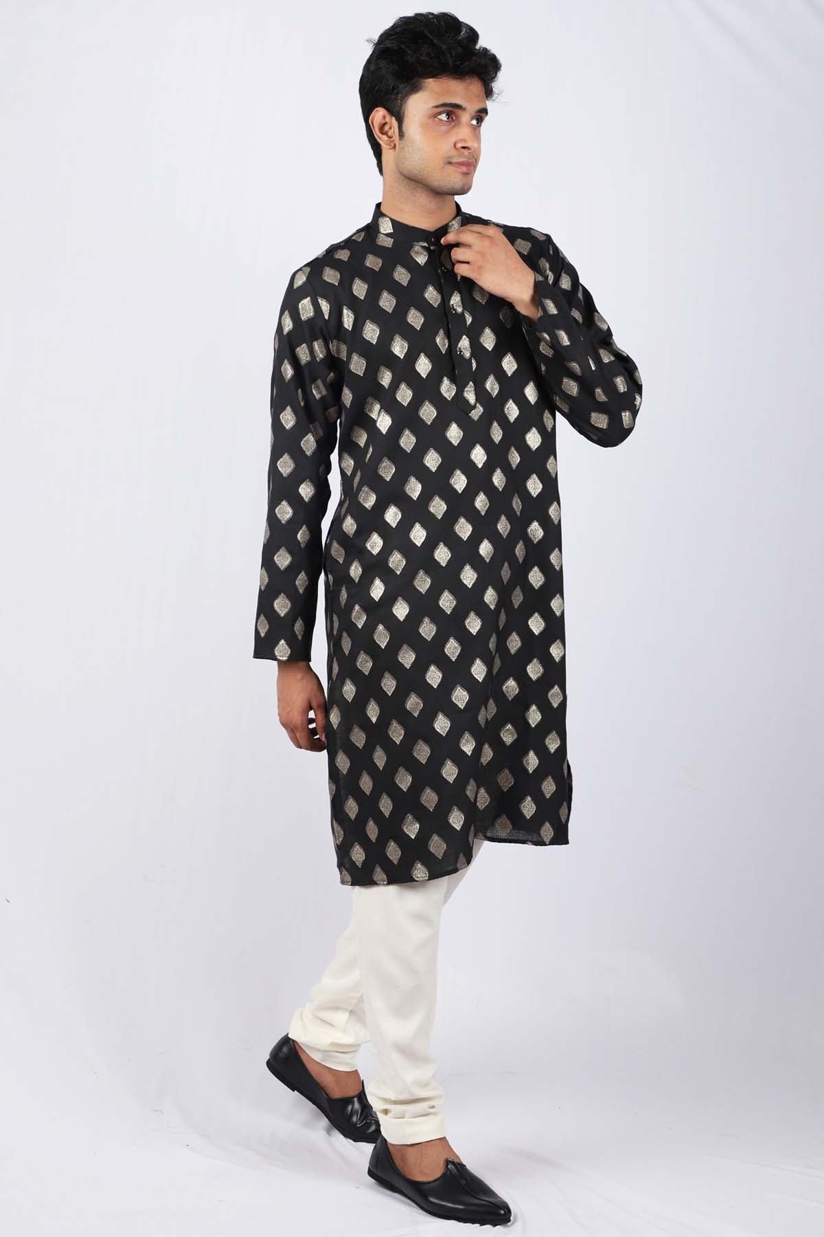 Foil Print Heera Kurta Set