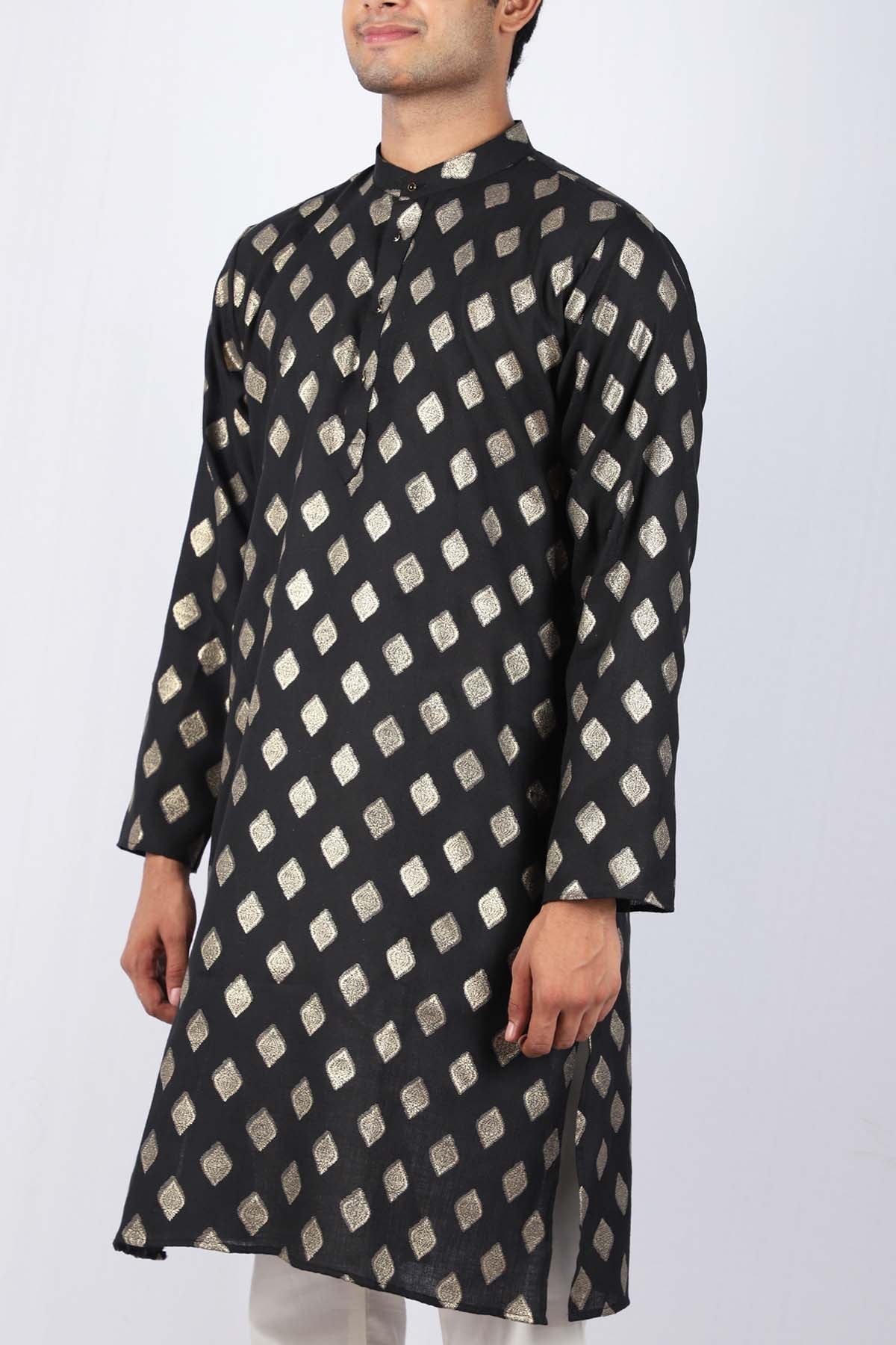 Foil Print Heera Kurta Set