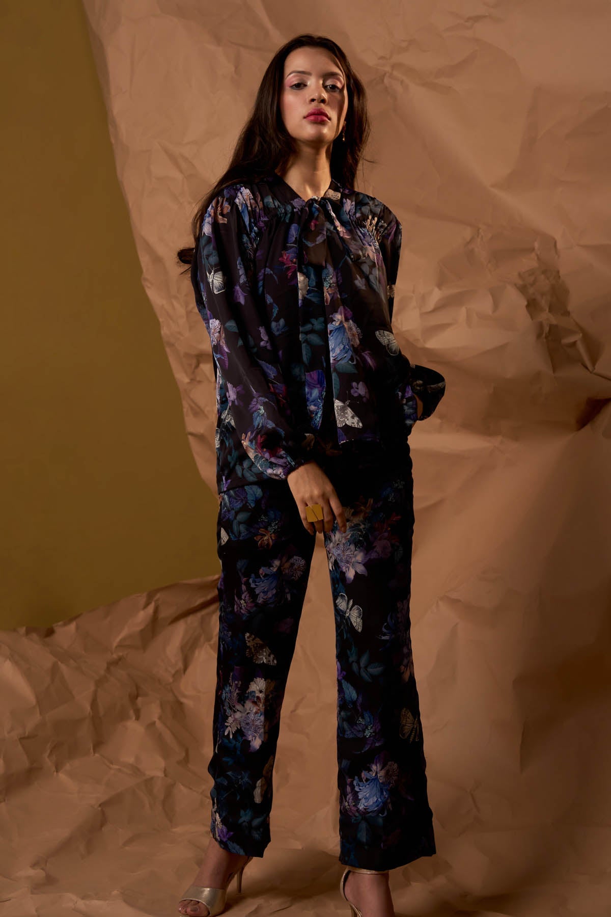 Buy Enness Studio Free Flowing Floral Top For Women Available