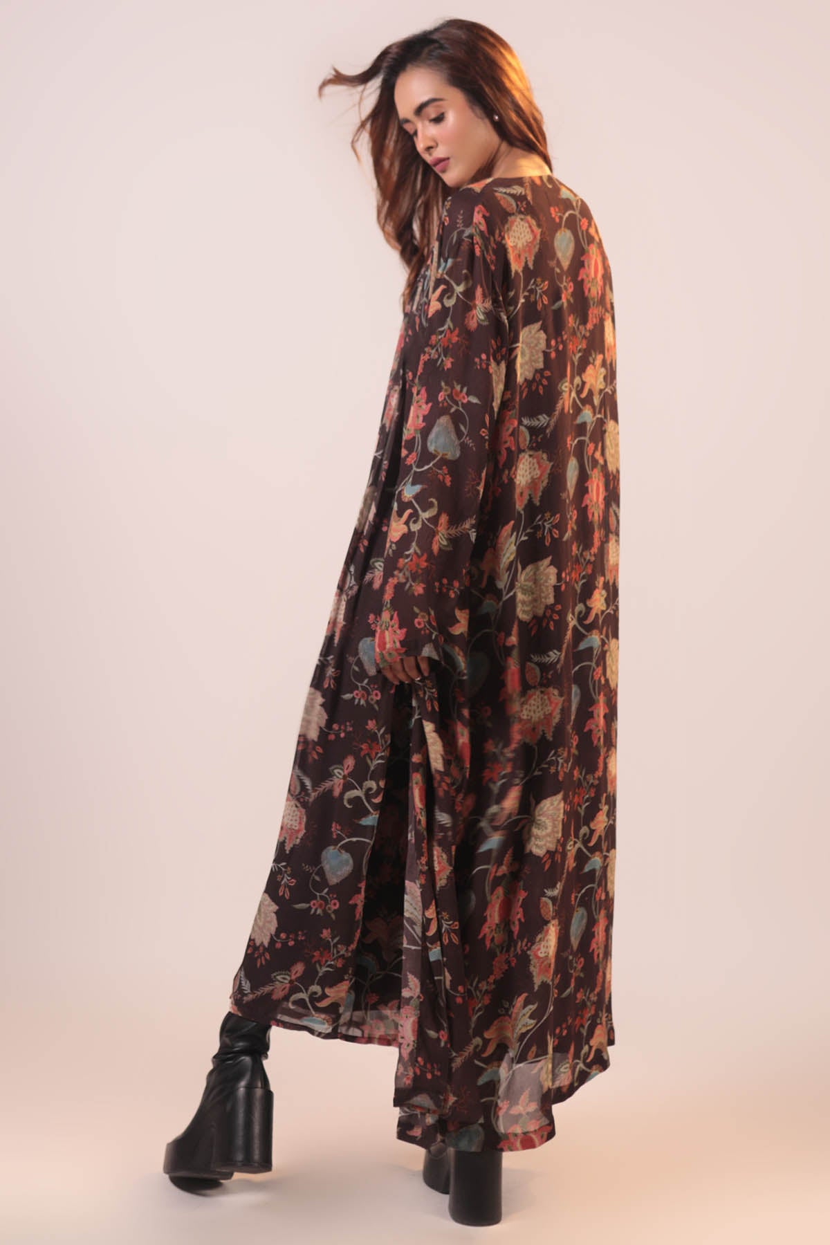 Gathered Dress & Jacket Set