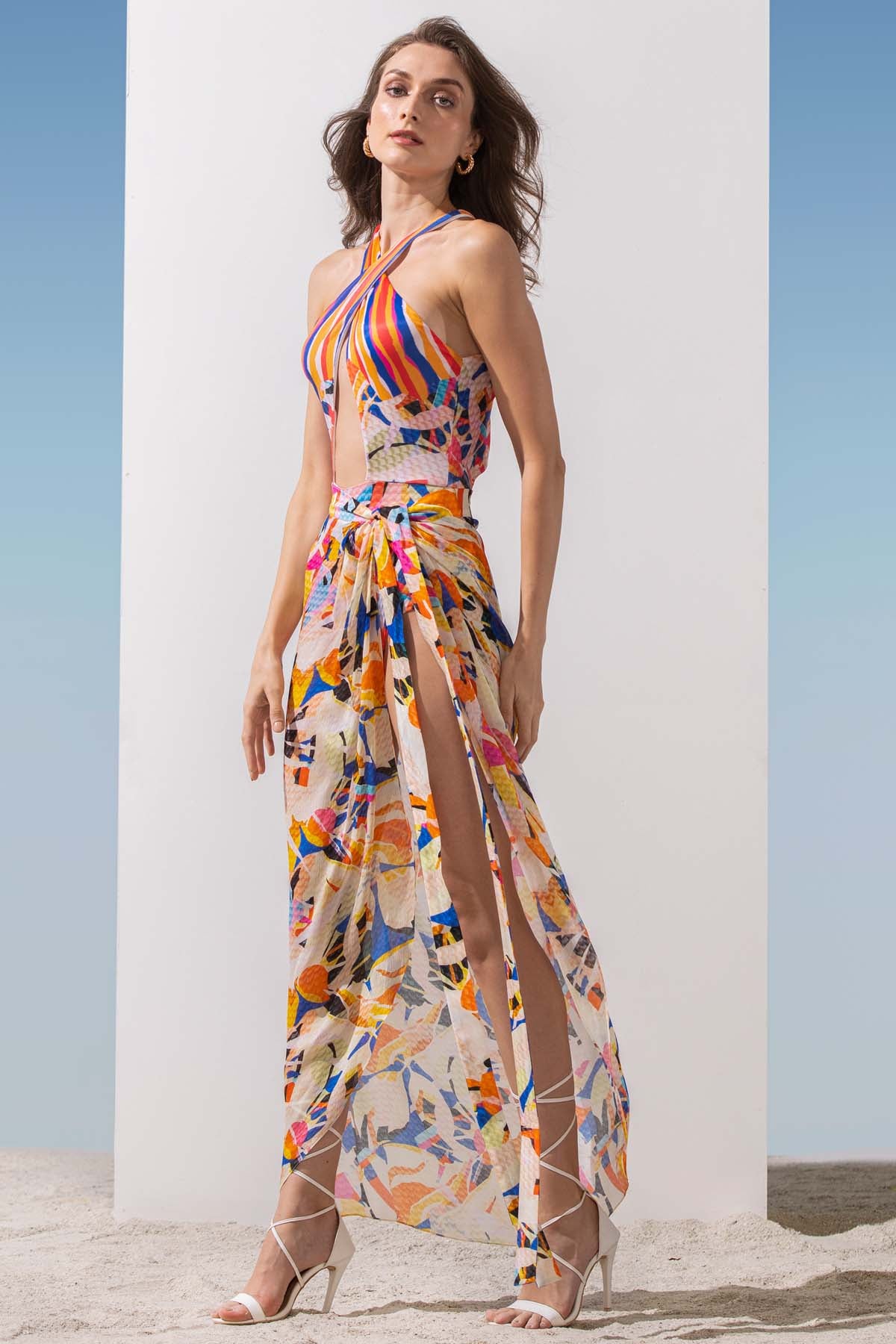 Geometric Printed Fusion Set