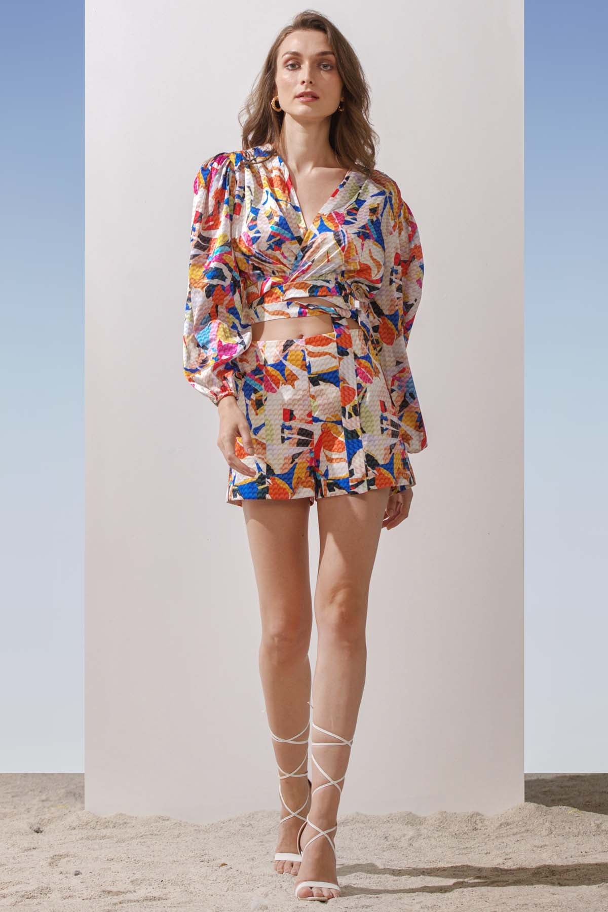 Buy Geometric Printed Co-ord Set by Mandira Wirk