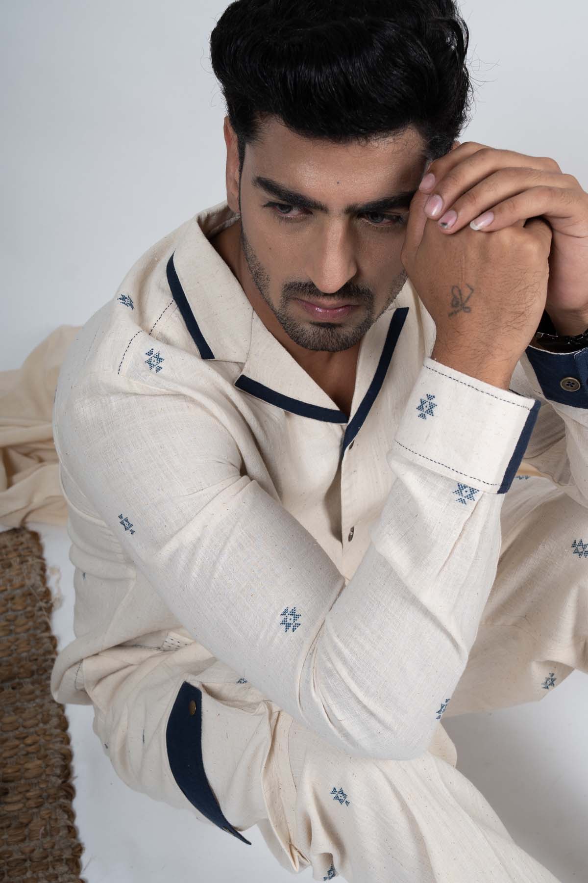 Geometrical Motif Shirt & Pants