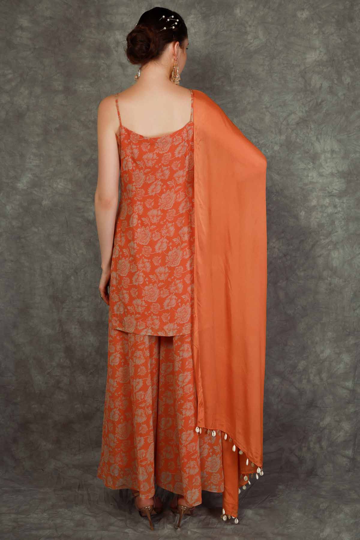 Georgette Printed Sharara Set