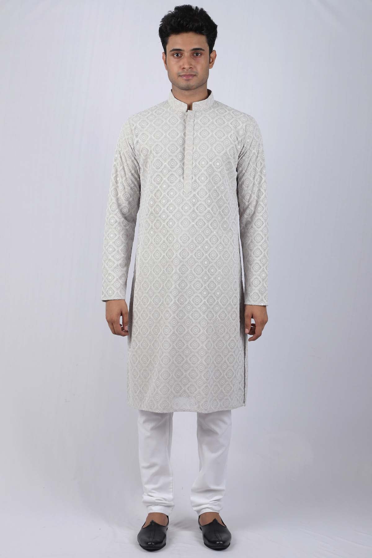 Buy Golnuma Embroidered Kurta Set For Men Available online at ScrollnShops