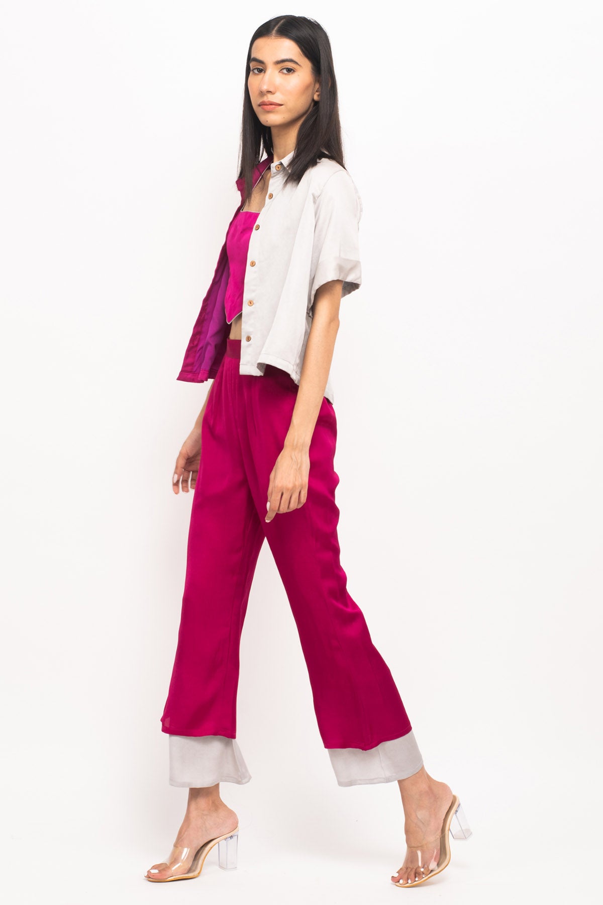 Half & Half Three Piece Co-ord Set