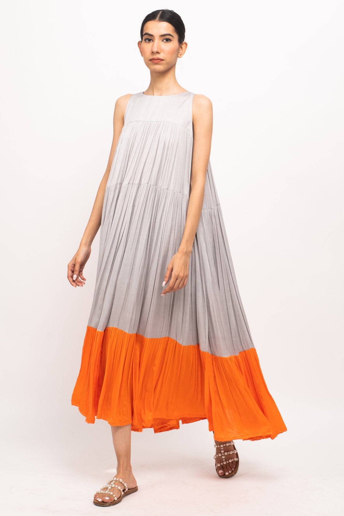 Halter Neck Sleeveless Maxi Dress
