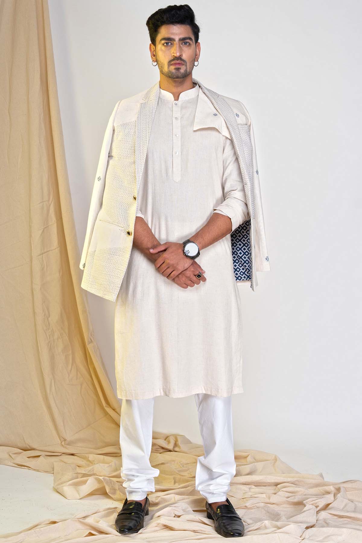 Handwoven Kala Cotton Jacket