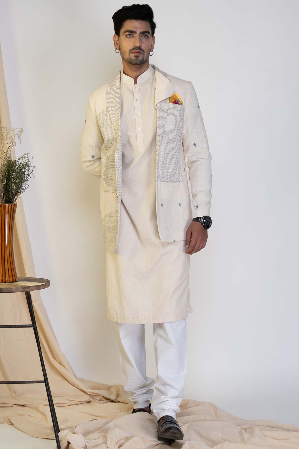 Handwoven Kala Cotton Jacket