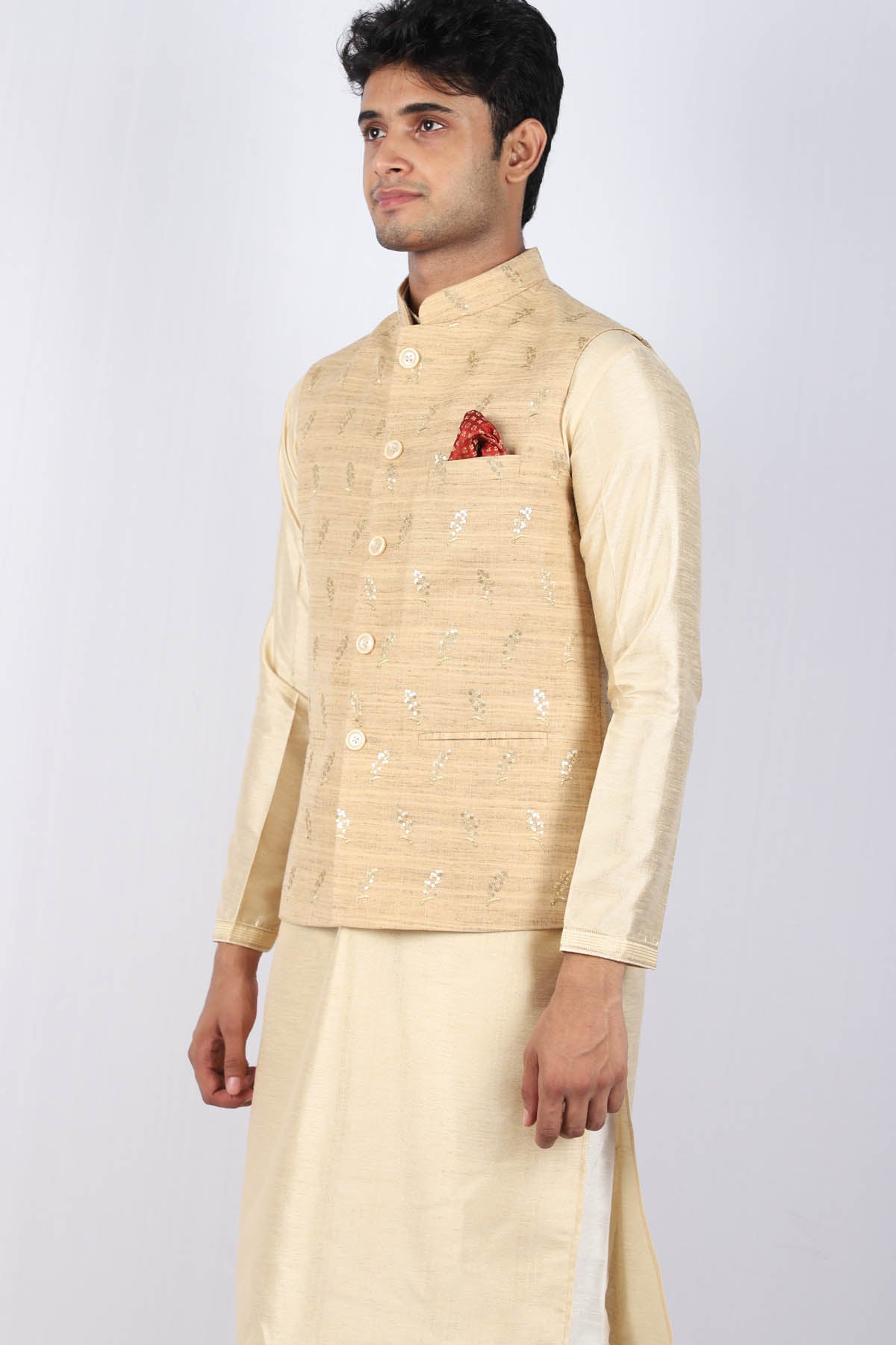 Hastakala Jacket With Kurta Set