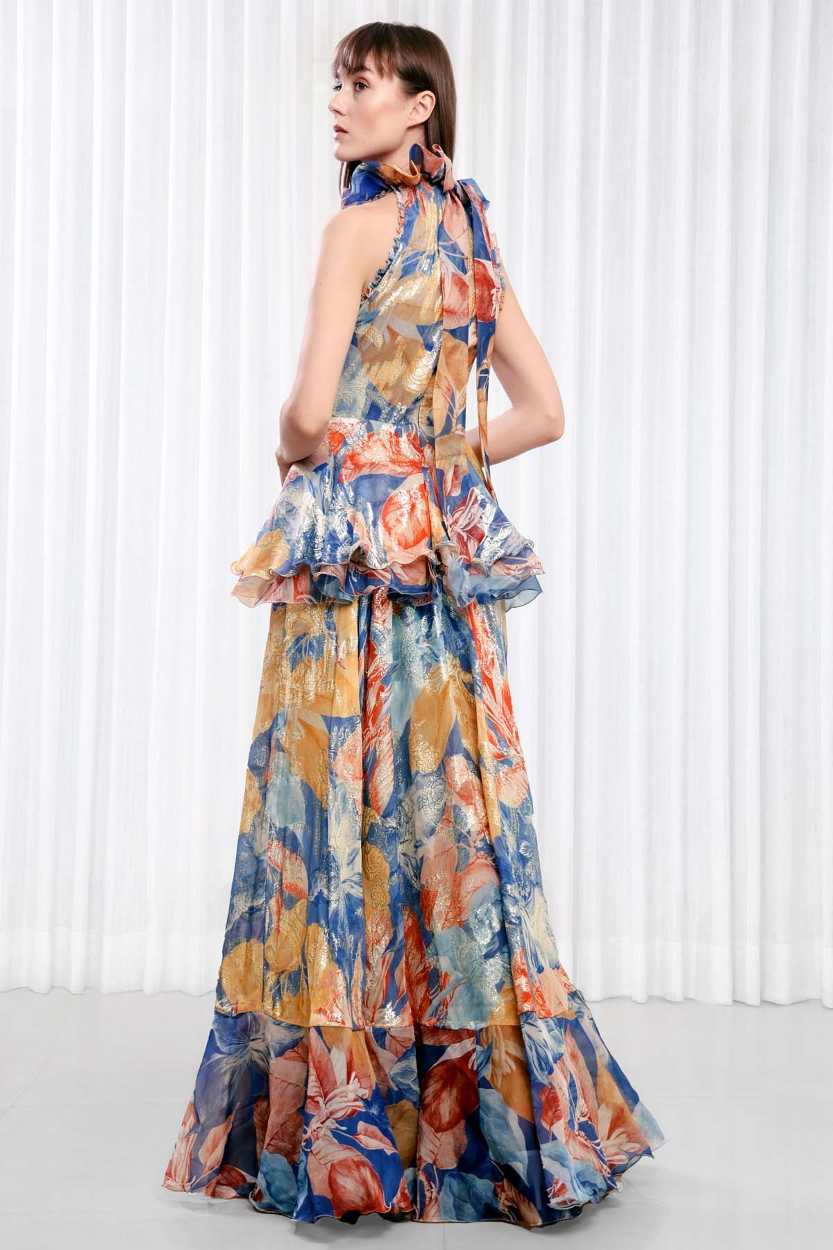 Hawaii Printed Brasso Gown