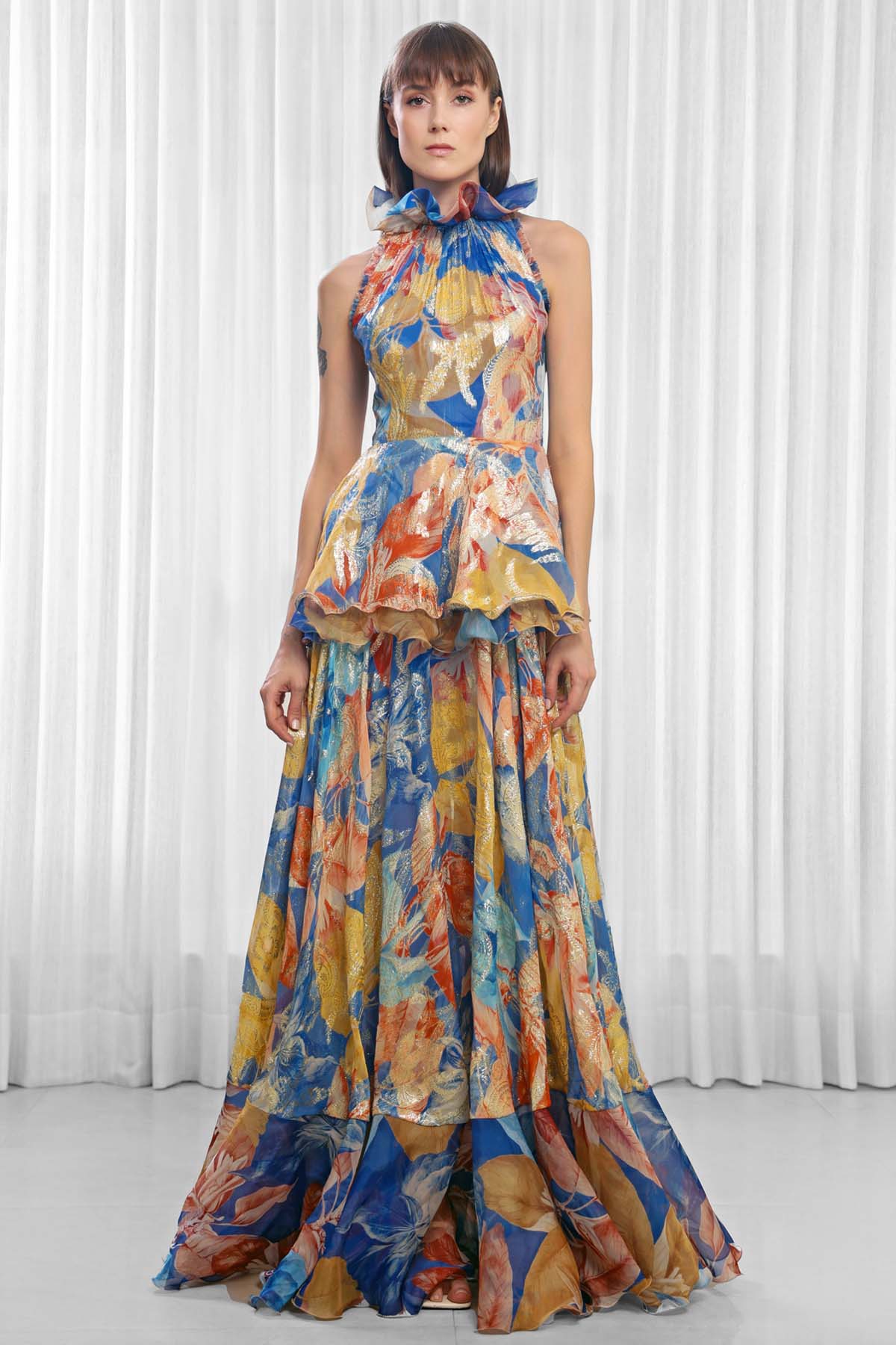 Hawaii Printed Brasso Gown