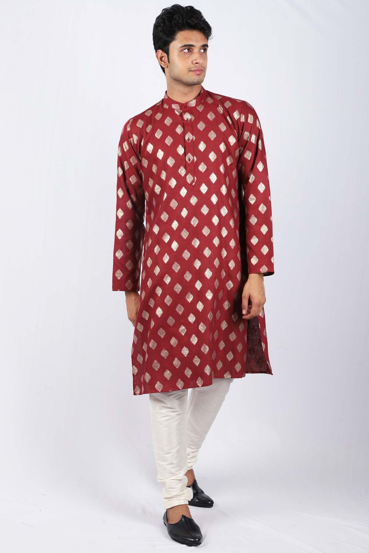 Heera Foil Print Kurta Set