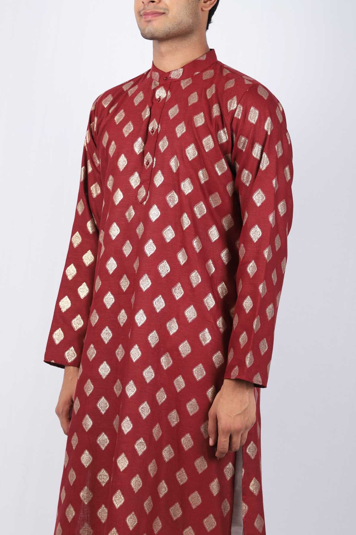 Heera Foil Print Kurta Set