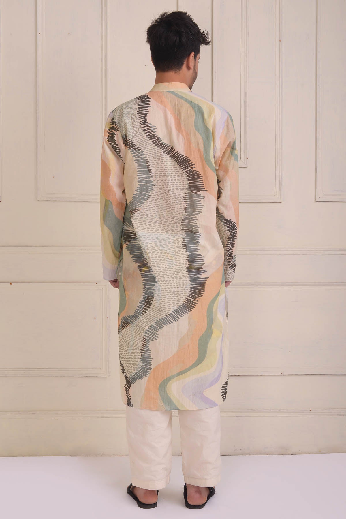 Ivory Printed Kurta & Pant Set