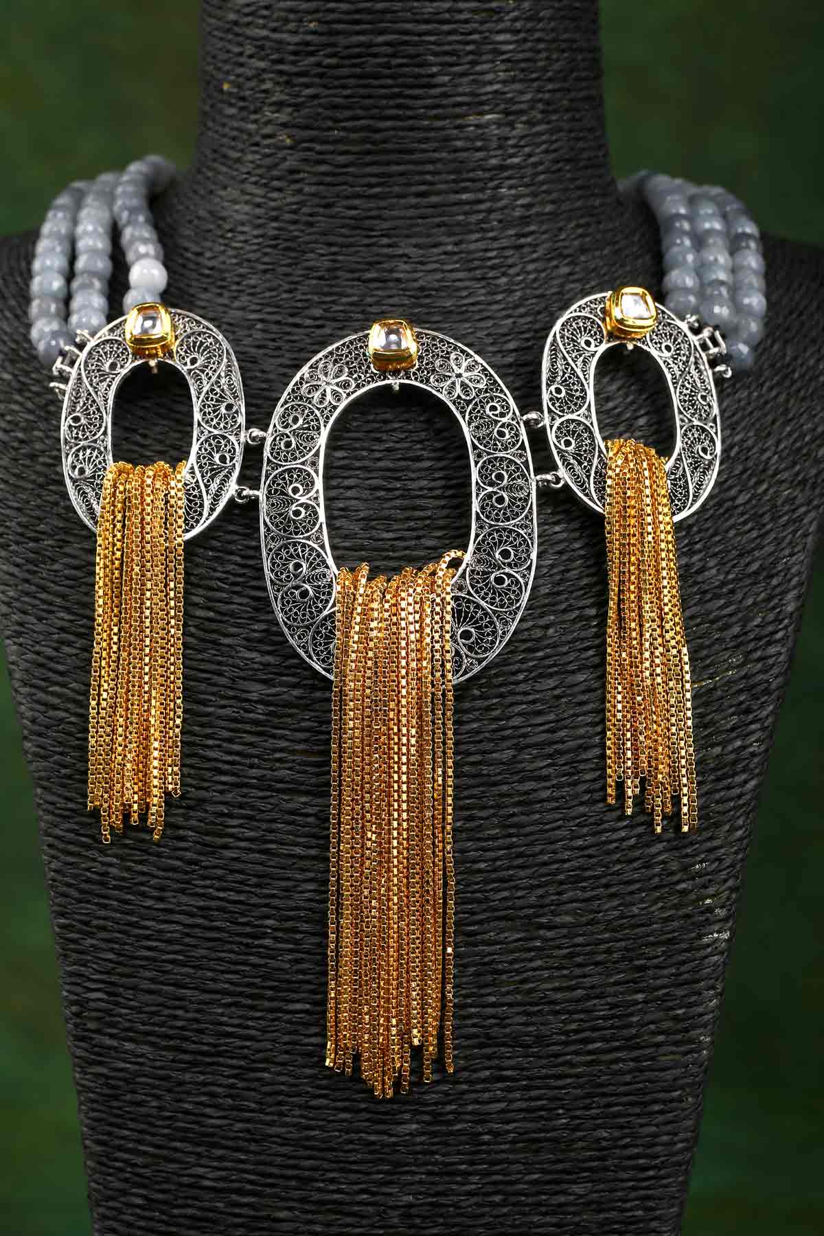 Buy Kundan Stone Necklace Online