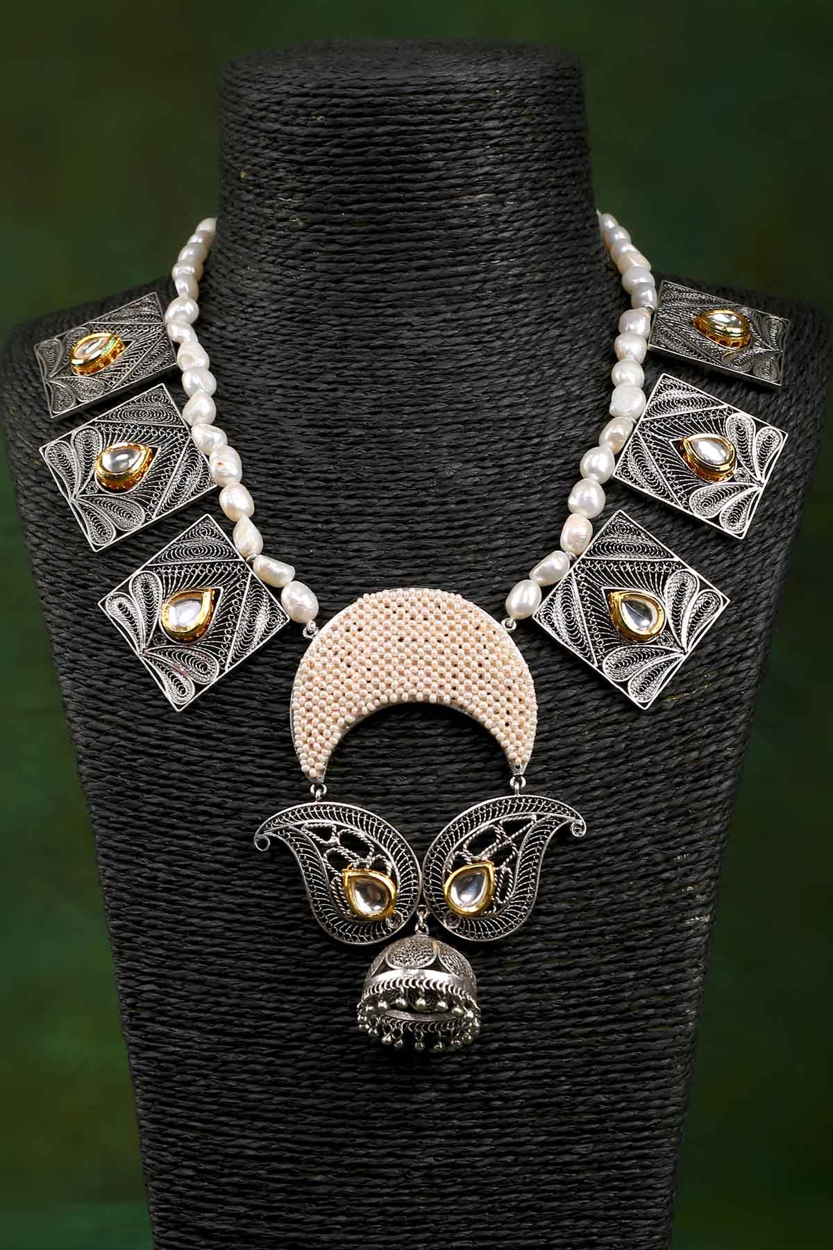 Kundan & Chid Work Necklace