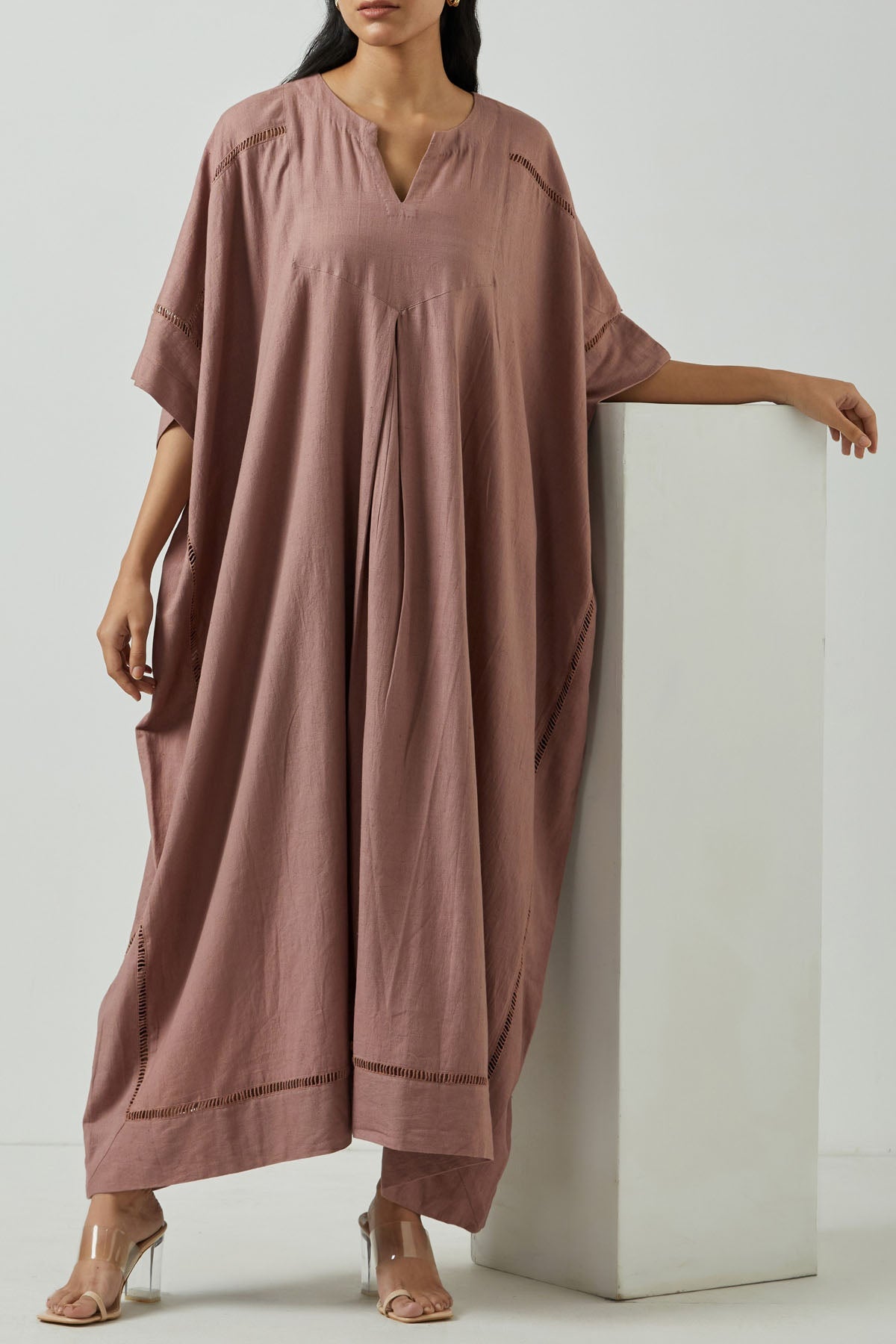 Buy Markkah Studio Lace Detailing Kaftan for Women Online at ScrollnShops