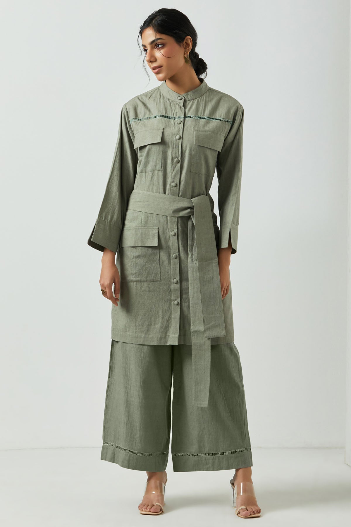 Buy Markkah Studio Lace Detailing Tunic Dress for Women Online at ScrollnShops