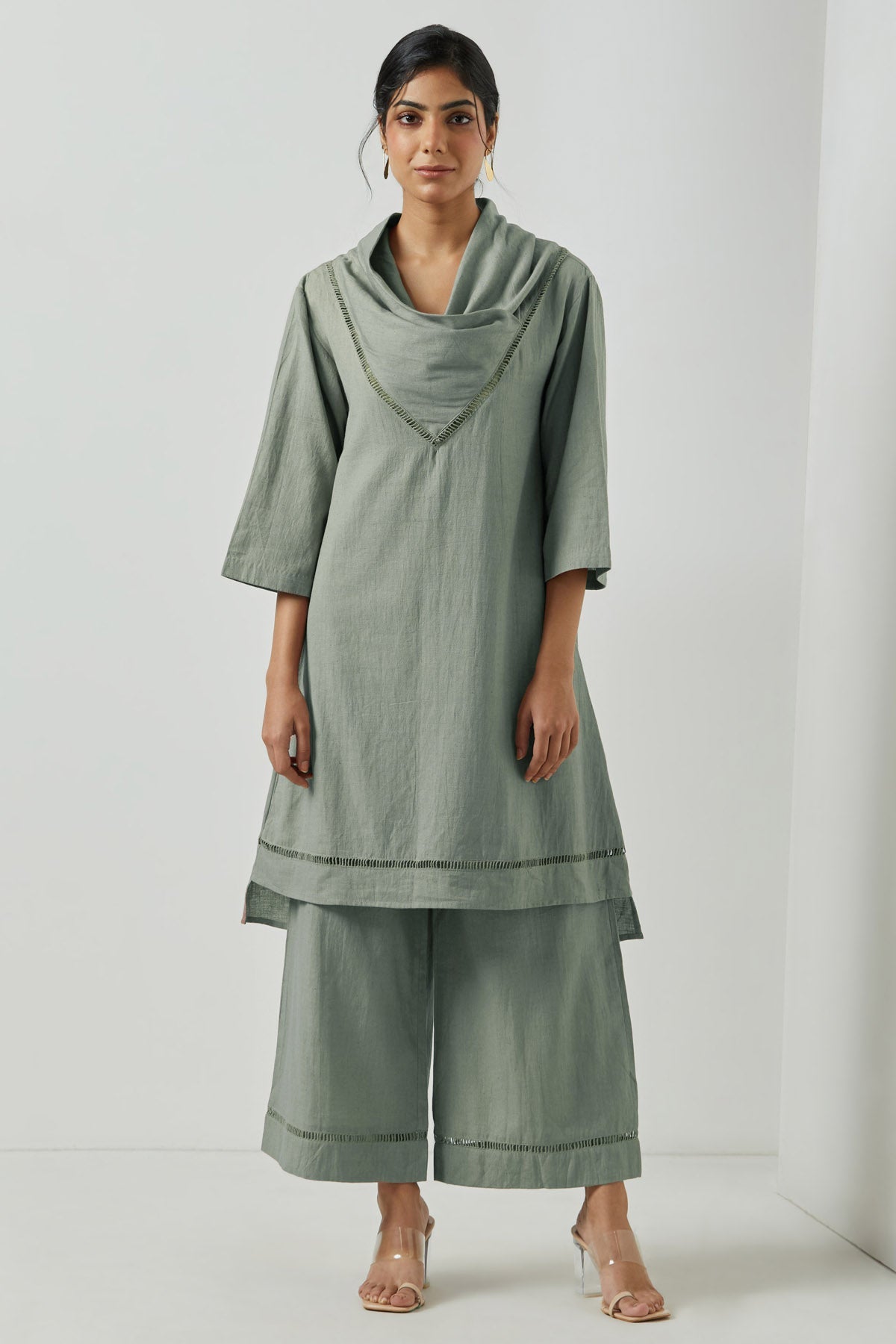 Buy Markkah Studio Lace Tunic Co-ord Set for Women Online at ScrollnShops