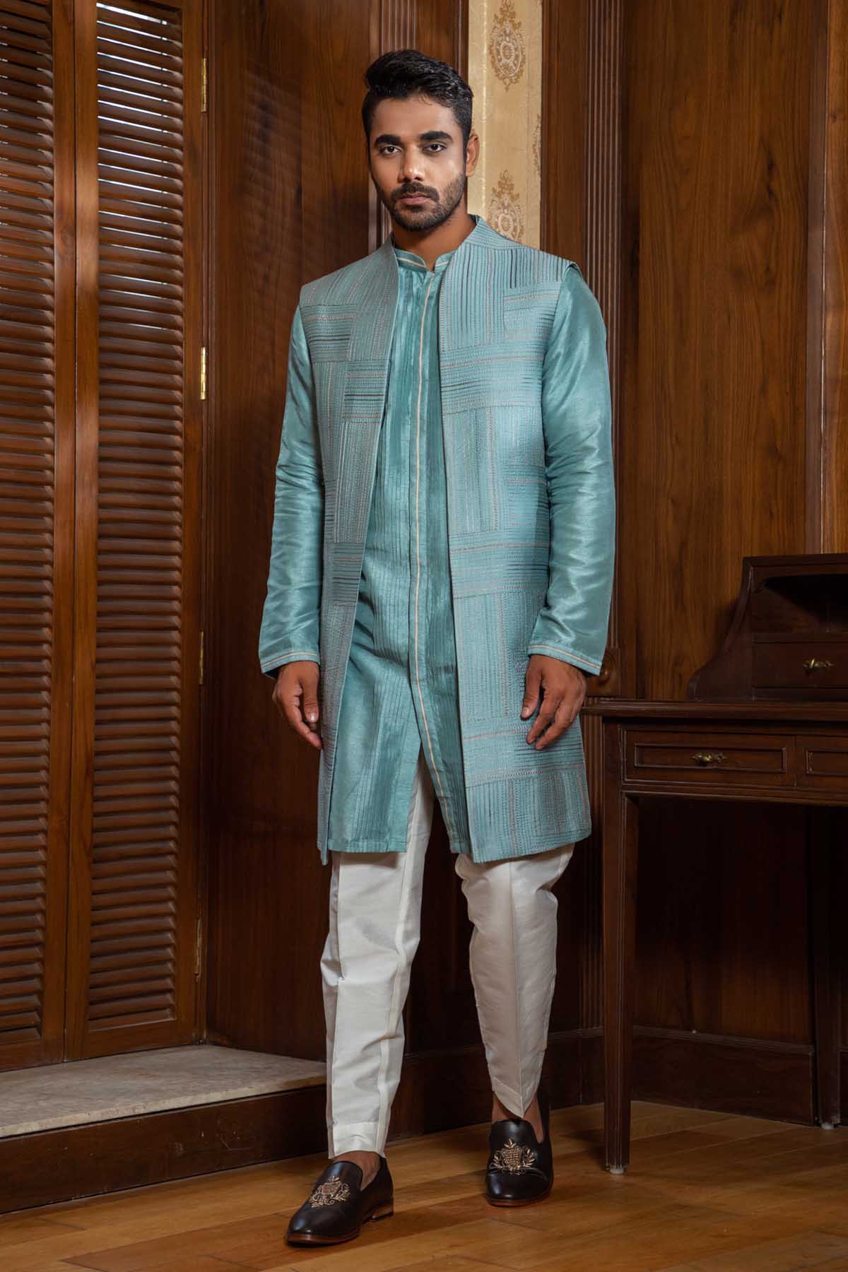Buy Long Jacket & Kurta Set Online