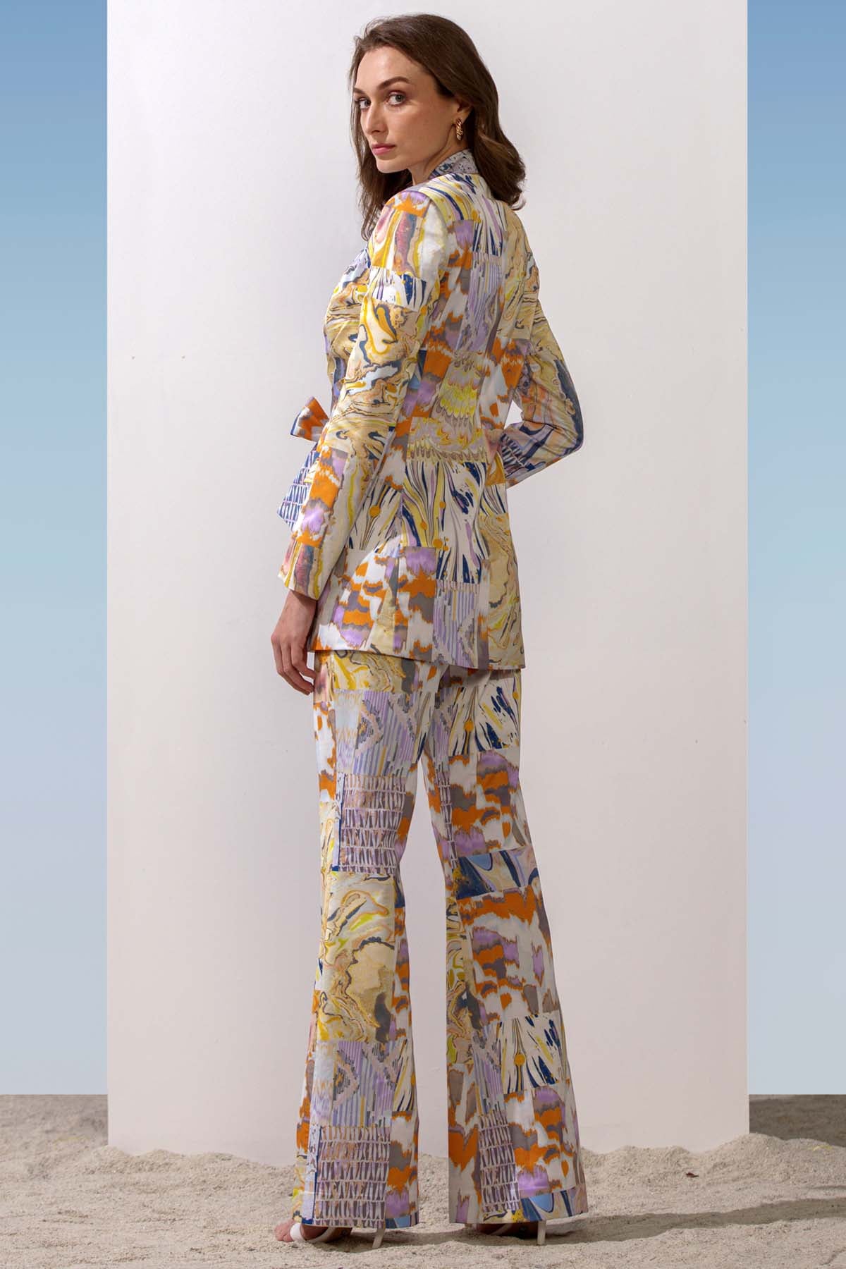 Marbling Printed Co-ord Set