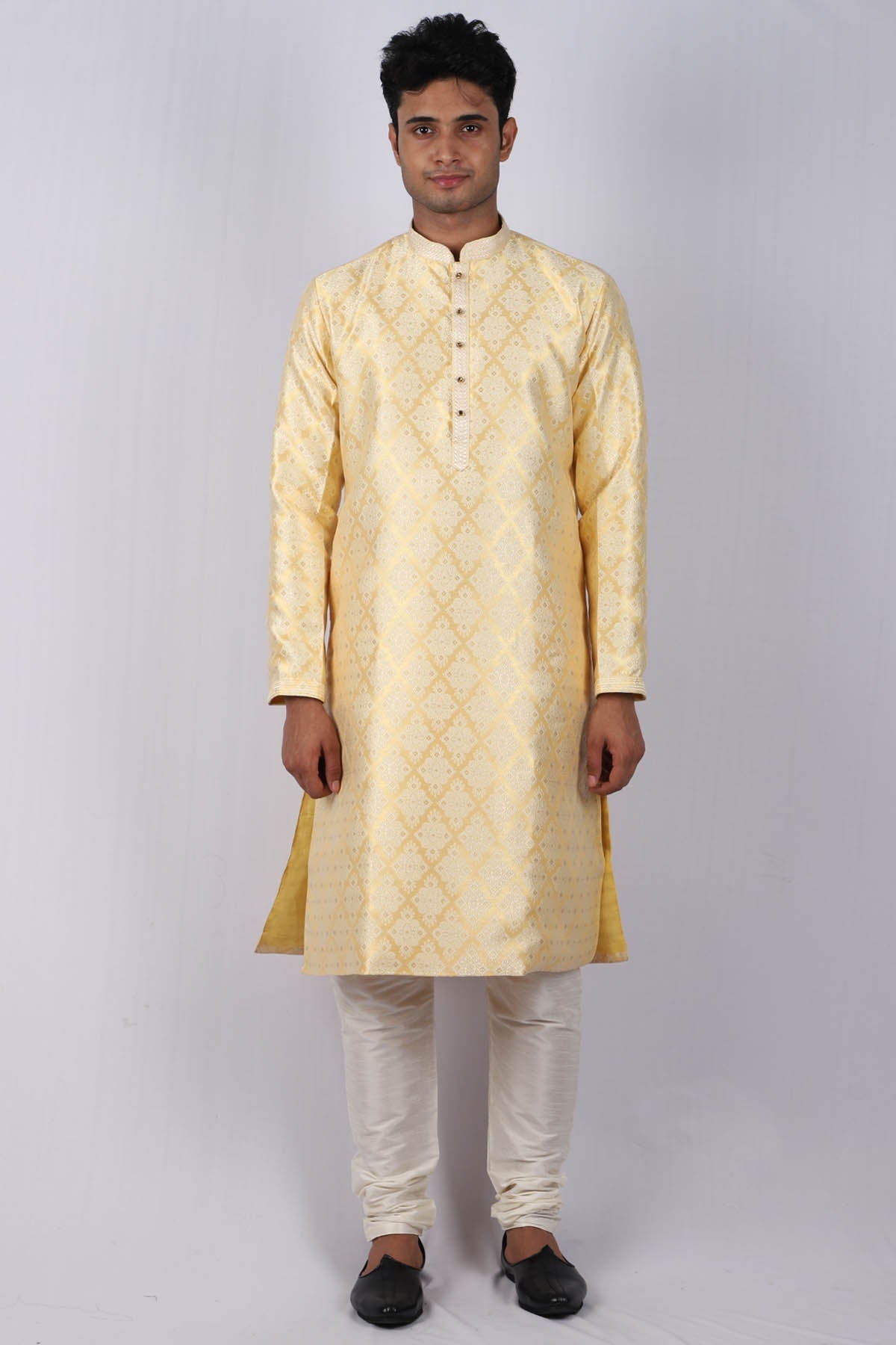 Buy Mehfil Floral Pattern Kurta Set For Men Available online at ScrollnShops