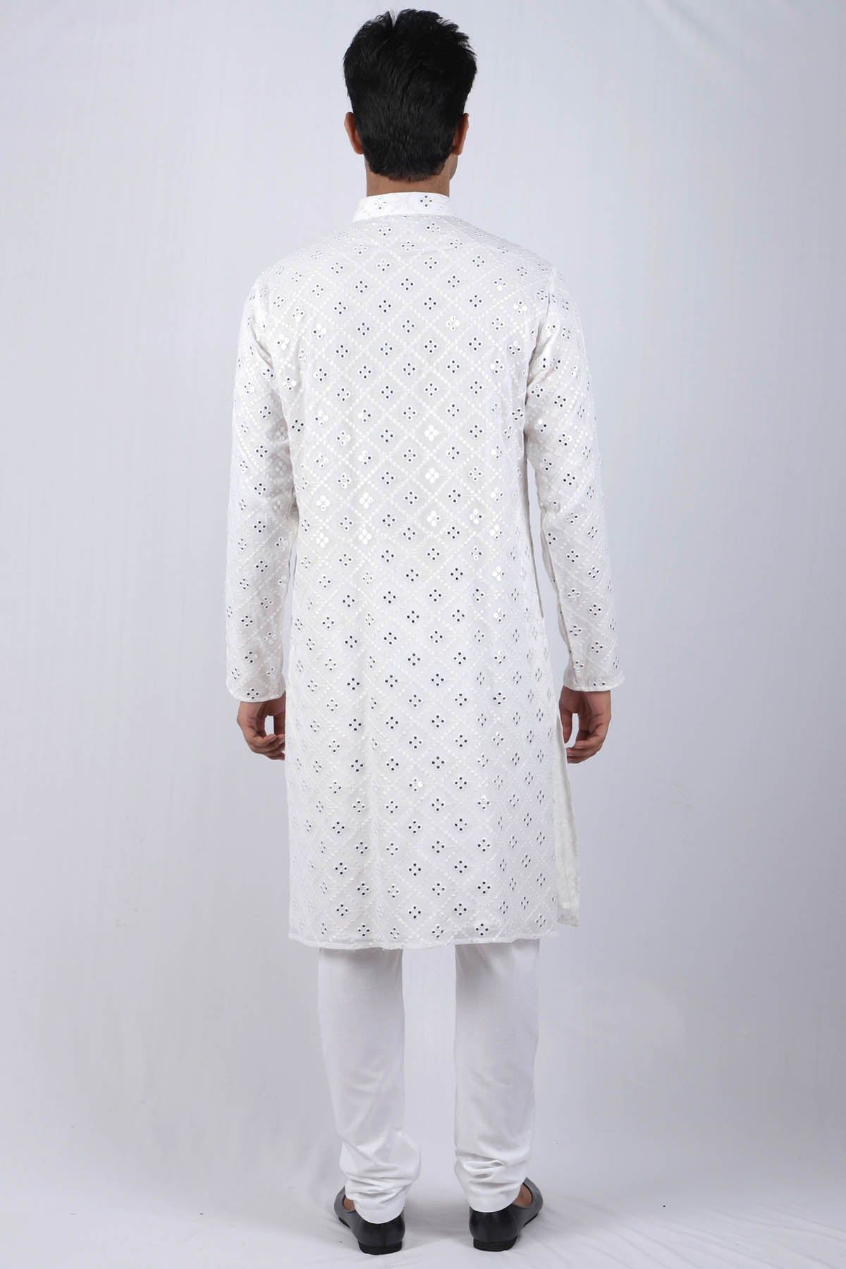 Mirror Embellished Kurta Set