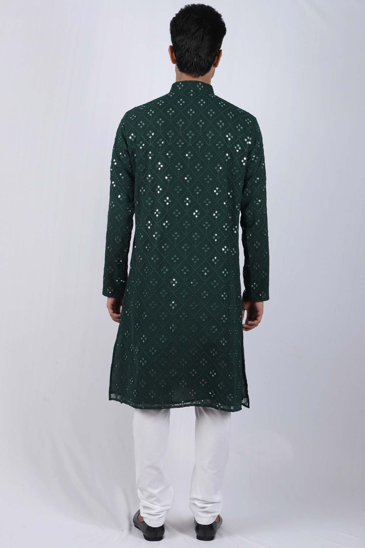Mirror Embroidered Kurta Set