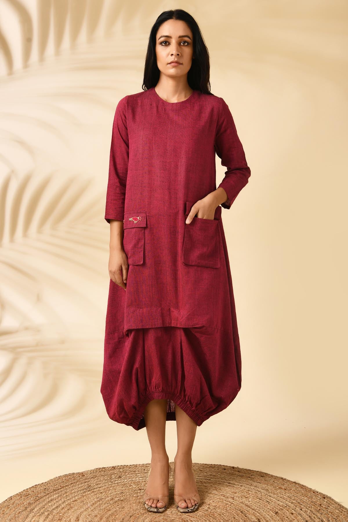Buy Markkah Studio Motif Embellished Dress for Women Online at ScrollnShops