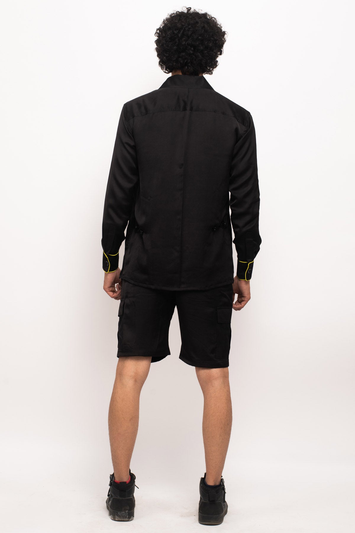 Multi Pockets Black Jacket