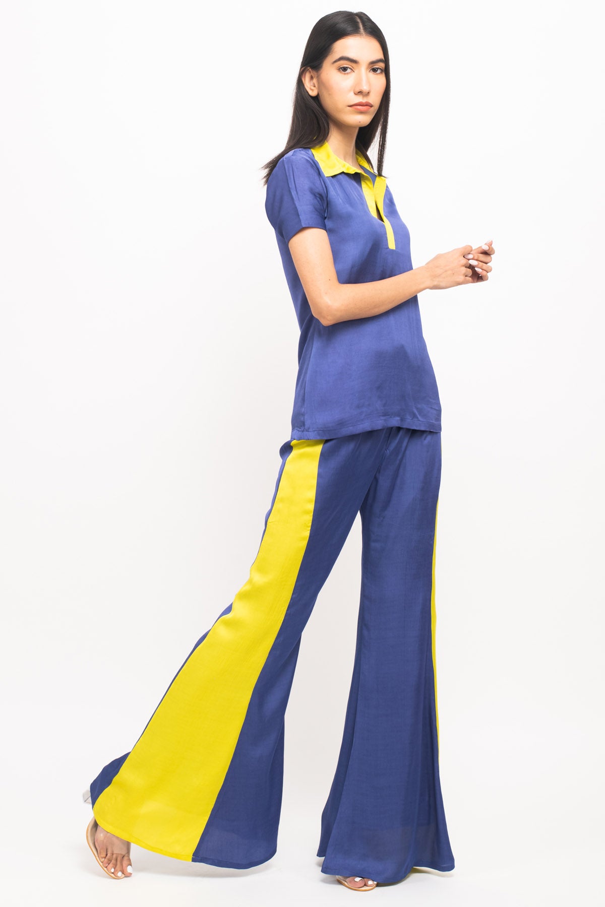 Neon Color Blocked Co-ord Set