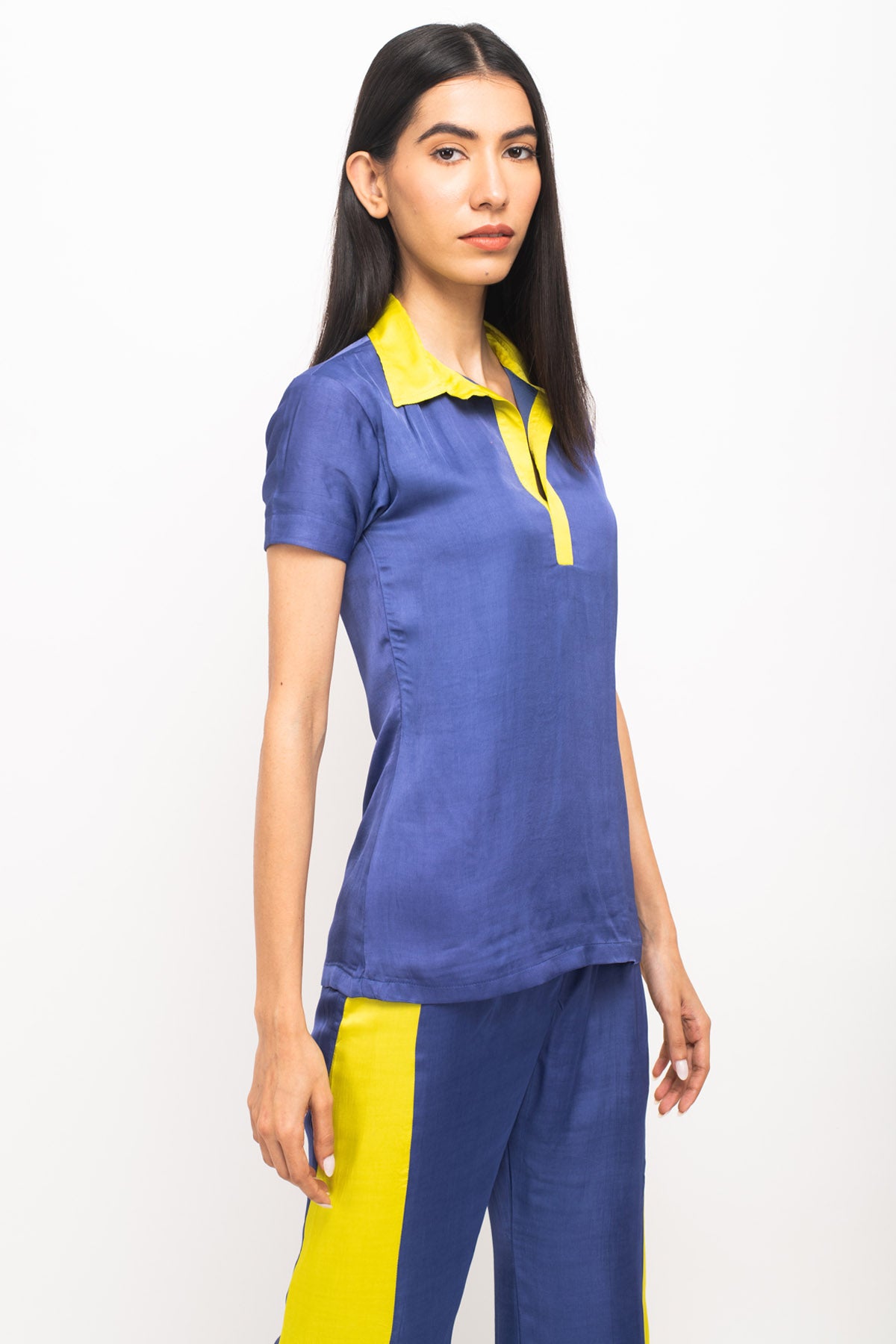 Neon Color Blocked Co-ord Set