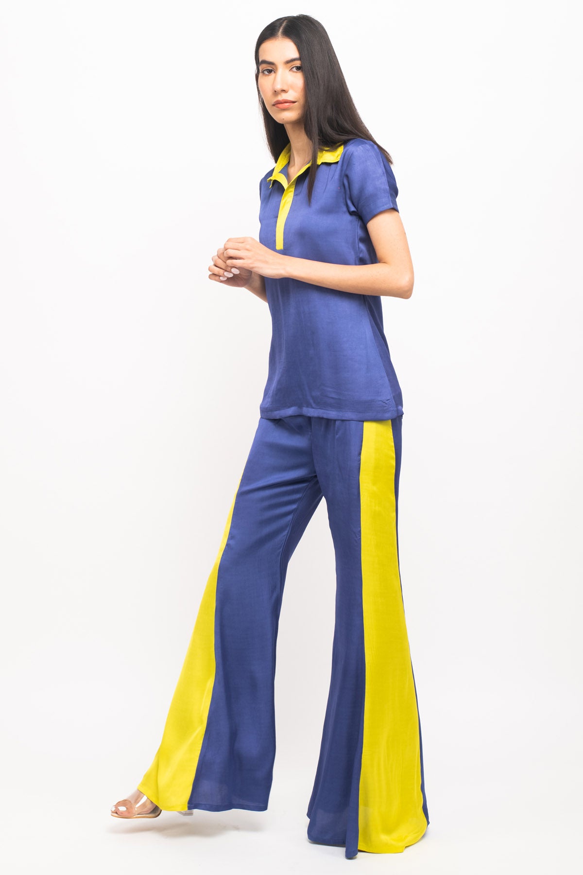 Neon Color Blocked Co-ord Set