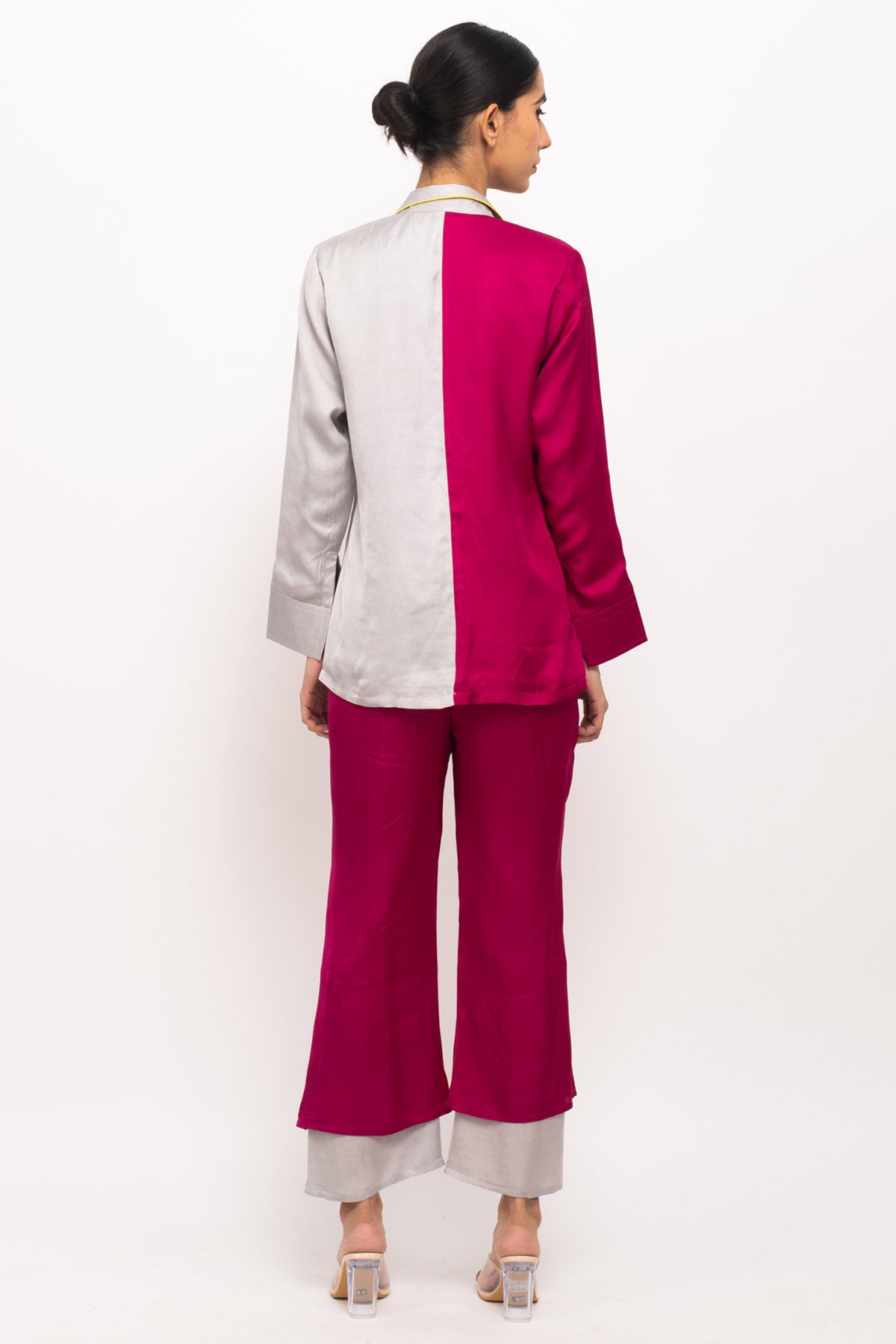 Neon Piping Blazer Co-ord Set