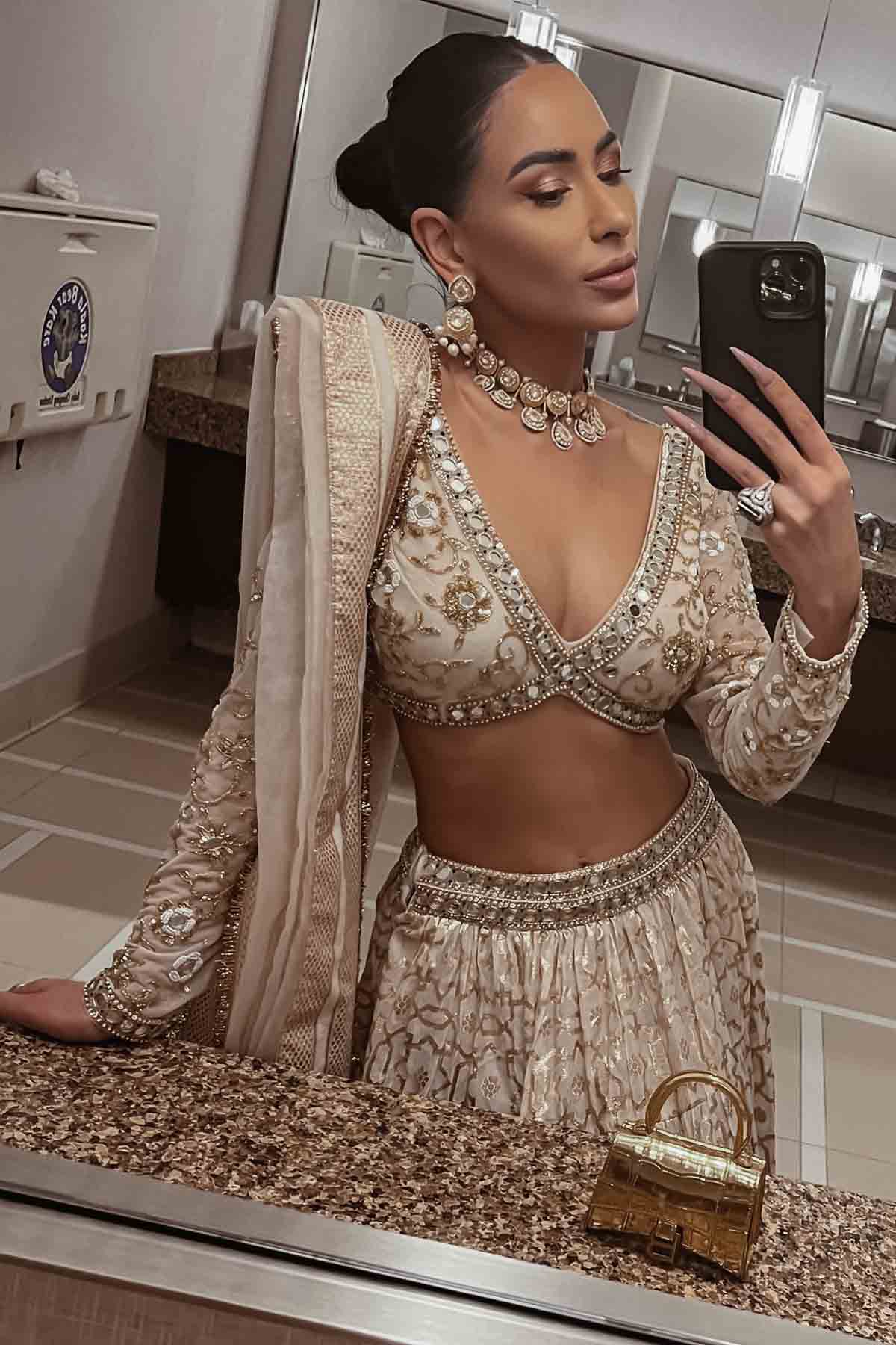 Banarasi Chanderi Lehenga Set