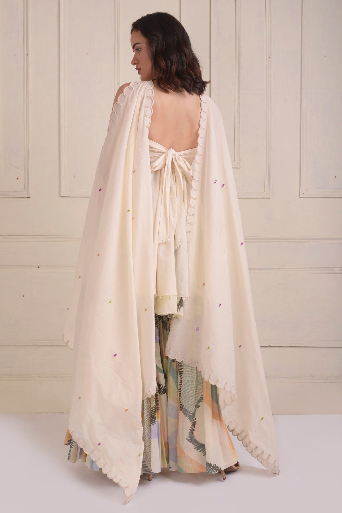 Off-Shoulder Tunic & Sharara Set